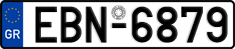 License plate of Greece, Cars