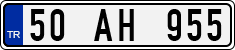 License plate of Turkey, Regular plates