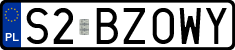License plates of Poland, Vanity Plates