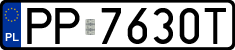 License plates of Poland, Regular car plates