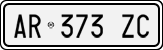 License plate of Italy, Cars (1994 year series)