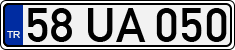 License plate of Turkey, Regular plates