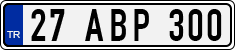 License plate of Turkey, Regular plates