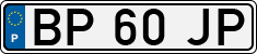 License plate of Portugal, Regular plates