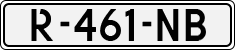 License plate of the Netherlands, Cars