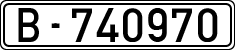 License plates of Spain, 1900 year series