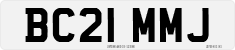 License plate of the United Kingdom, 2001 year system