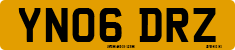 License plate of the United Kingdom, 2001 year system