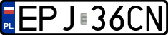 License plates of Poland, Regular car plates