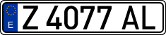 License plates of Spain, 1971 year series