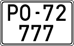 License plates of Spain, 1900 year series