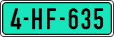 License plate of the Netherlands, Dealer (Regular)