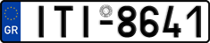 License plate of Greece, Cars