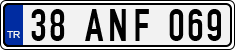 License plate of Turkey, Regular plates