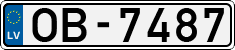 License plate of Latvia, Regular car plates