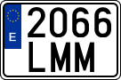 License plates of Spain, Ordinary (2000)