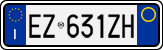 License plate of Italy, Cars (1994 year series)