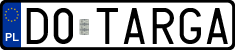 License plates of Poland, Vanity Plates