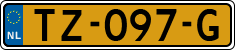 License plate of the Netherlands, Cars