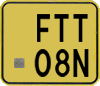 License plate of the Netherlands, Mopeds