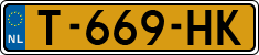 License plate of the Netherlands, Cars