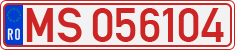 License plate of Romania, Provisional