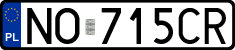 License plates of Poland, Regular car plates