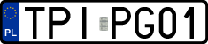 License plates of Poland, Regular car plates