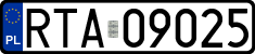 License plates of Poland, Regular car plates