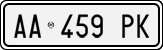 License plate of Italy, Cars (1994 year series)