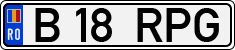 License plate of Romania, Regular plates