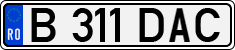 License plate of Romania, Regular plates