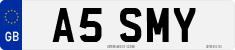 License plate of the United Kingdom, 1983 year system