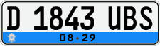 License plate of Indonesia, Regular plates