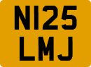 License plate of the United Kingdom, 1983 year system