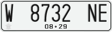 License plate of Indonesia, Regular plates