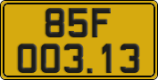 License plate of Vietnam, Commercial vehicles