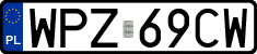 License plates of Poland, Regular car plates