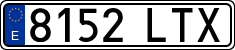License plates of Spain, Ordinary (2000)