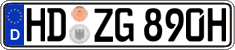 German license plate, Plates for oldtimers (type 
