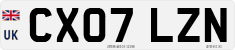 License plate of the United Kingdom, 2001 year system