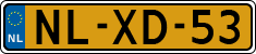 License plate of the Netherlands, Cars