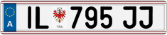 License plate of Austria, Regular plates