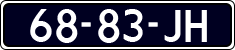 License plate of the Netherlands, Cars