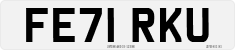 License plate of the United Kingdom, 2001 year system