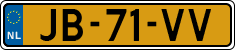 License plate of the Netherlands, Cars