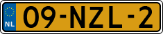License plate of the Netherlands, Cars
