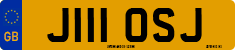 License plate of the United Kingdom, 1983 year system