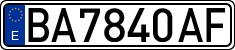 License plates of Spain, 1971 year series