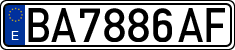 License plates of Spain, 1971 year series